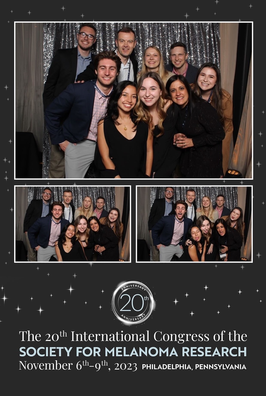 Group photo of the Aplin lab at the Melanoma Research Congress