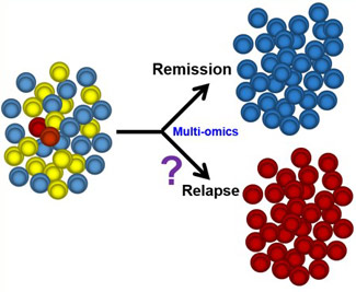 Elicidate the epigenetic mechanisms underlying the relapse of blood cancers by chromatin regulators