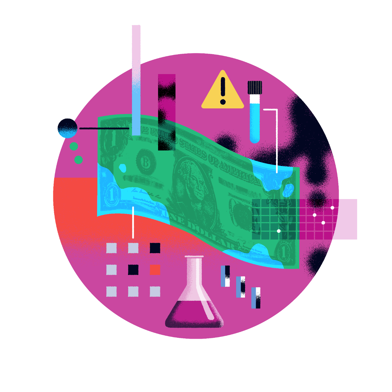 Illustration of money
